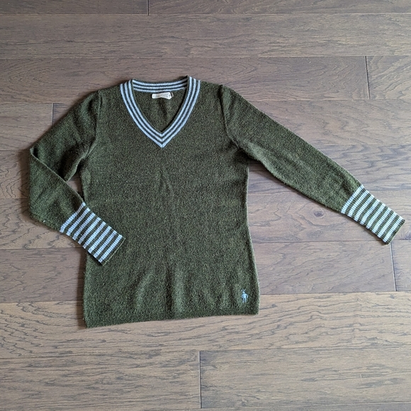 Smartwool Sweaters - Smartwool Green/Blue 100% Merino Wool Sweater Size Small